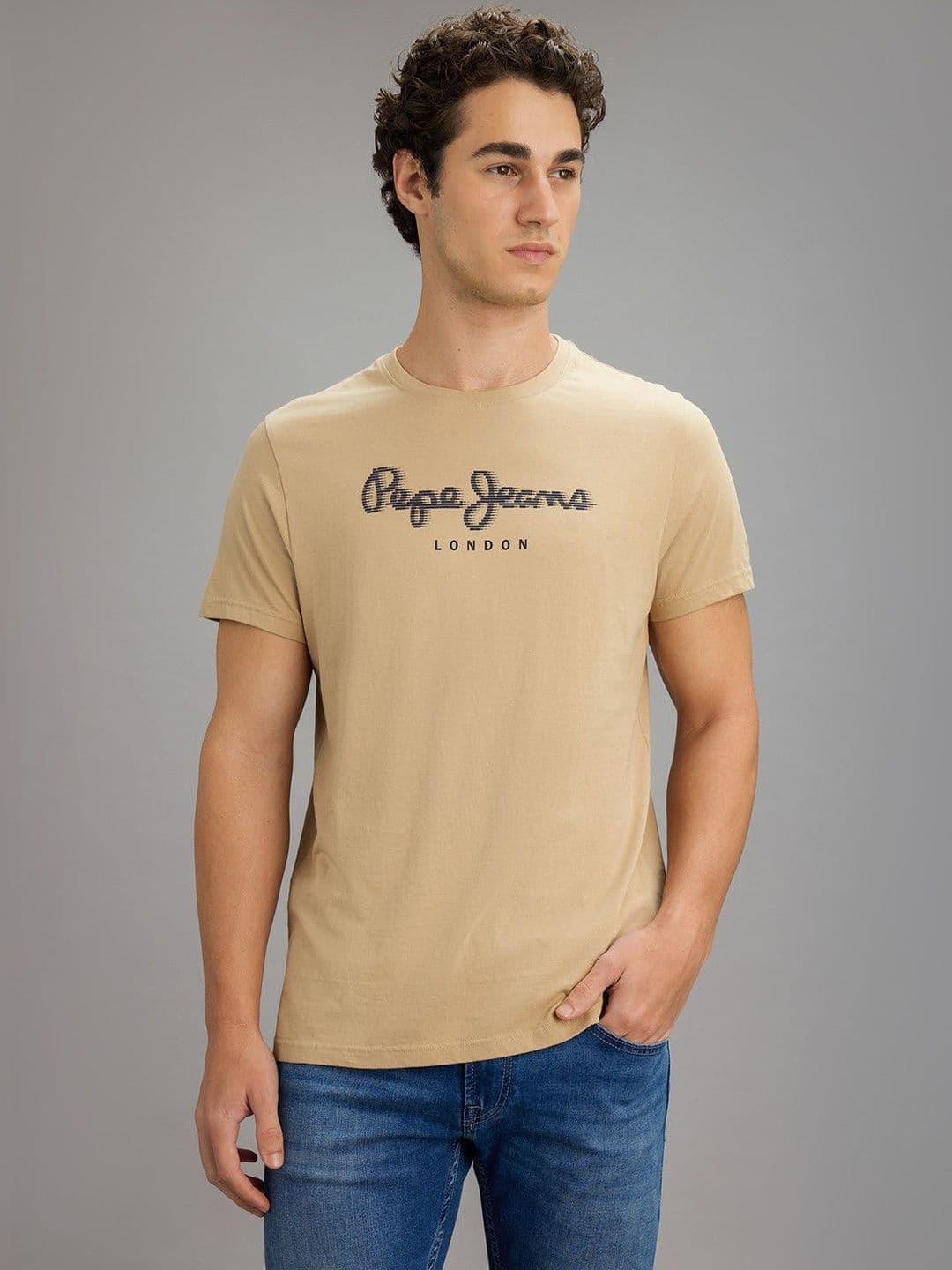 Pepe Jeans Men Printed Slim Fit T-shirt - view 1