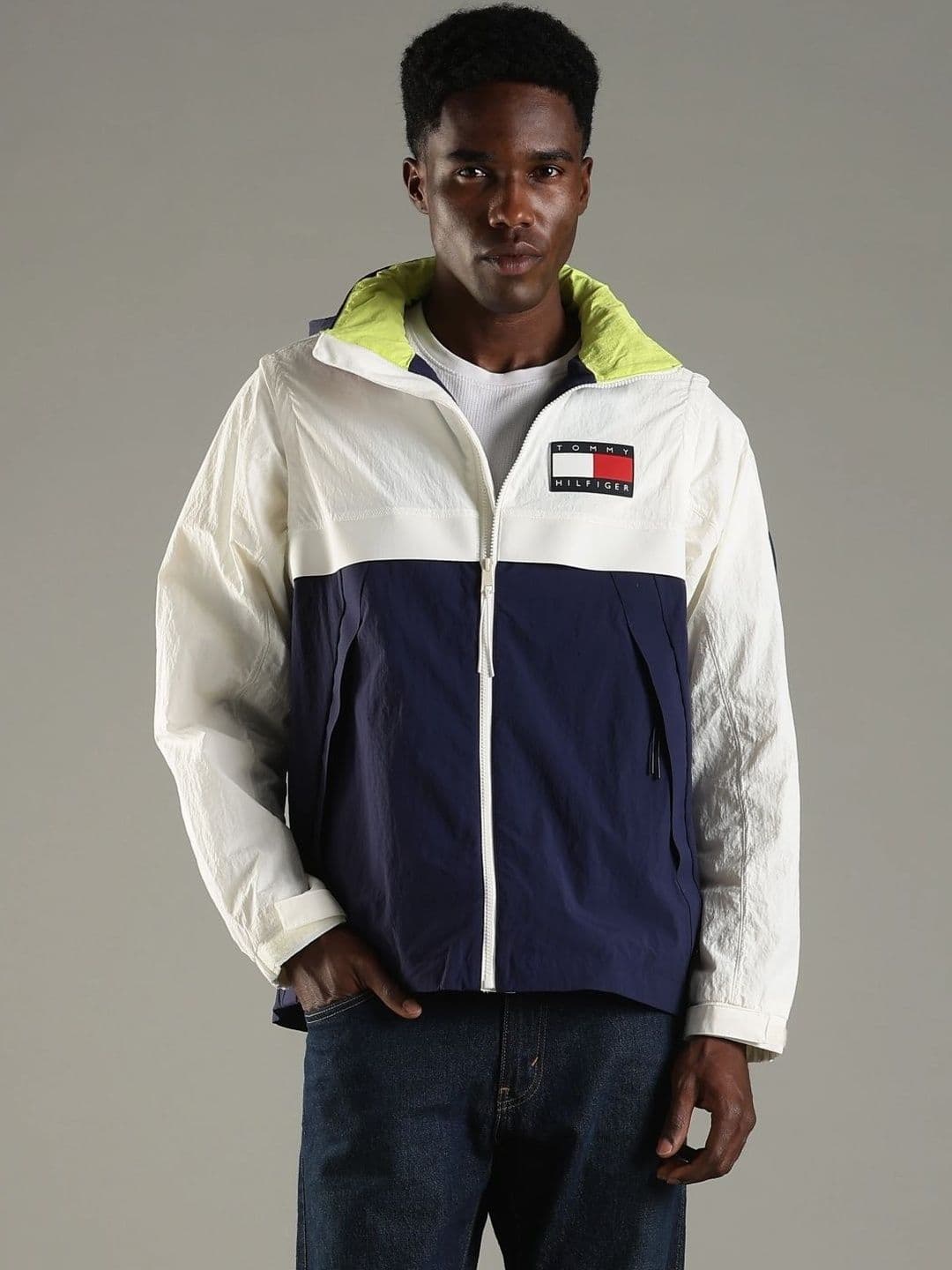 Tommy Hilfiger Men Colourblocked Open Front Jacket - view 1