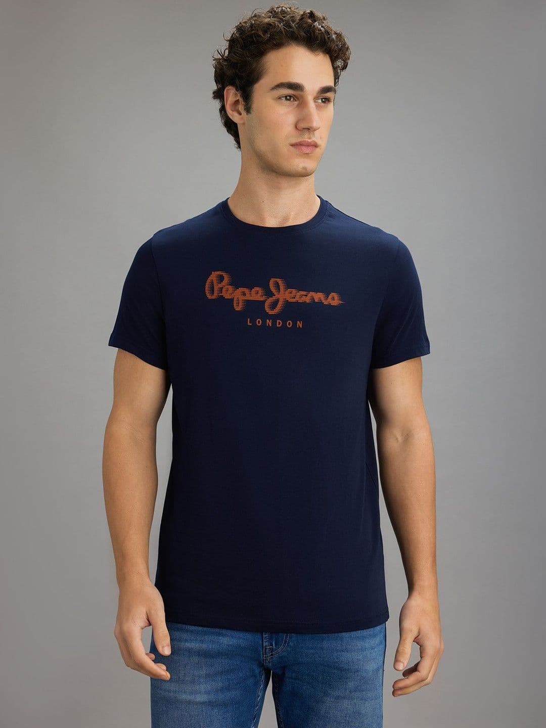 Pepe Jeans Men Printed Slim Fit T-shirt - view 1