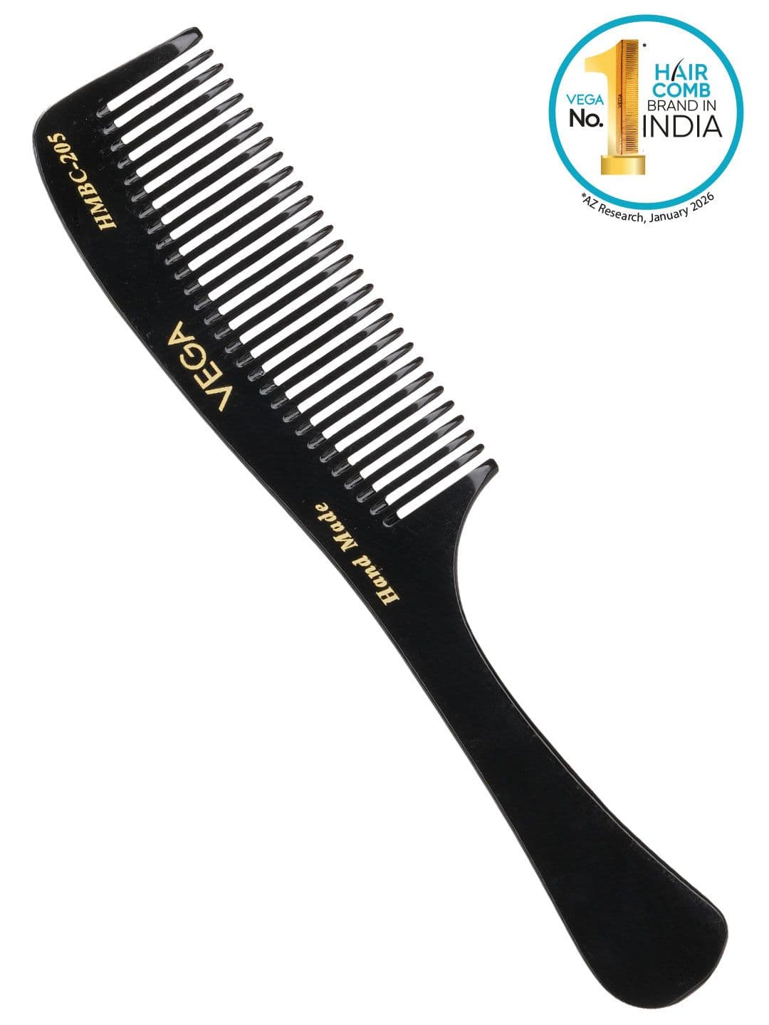VEGA Grooming Hair Comb - HMBC-205 - Black - view 1