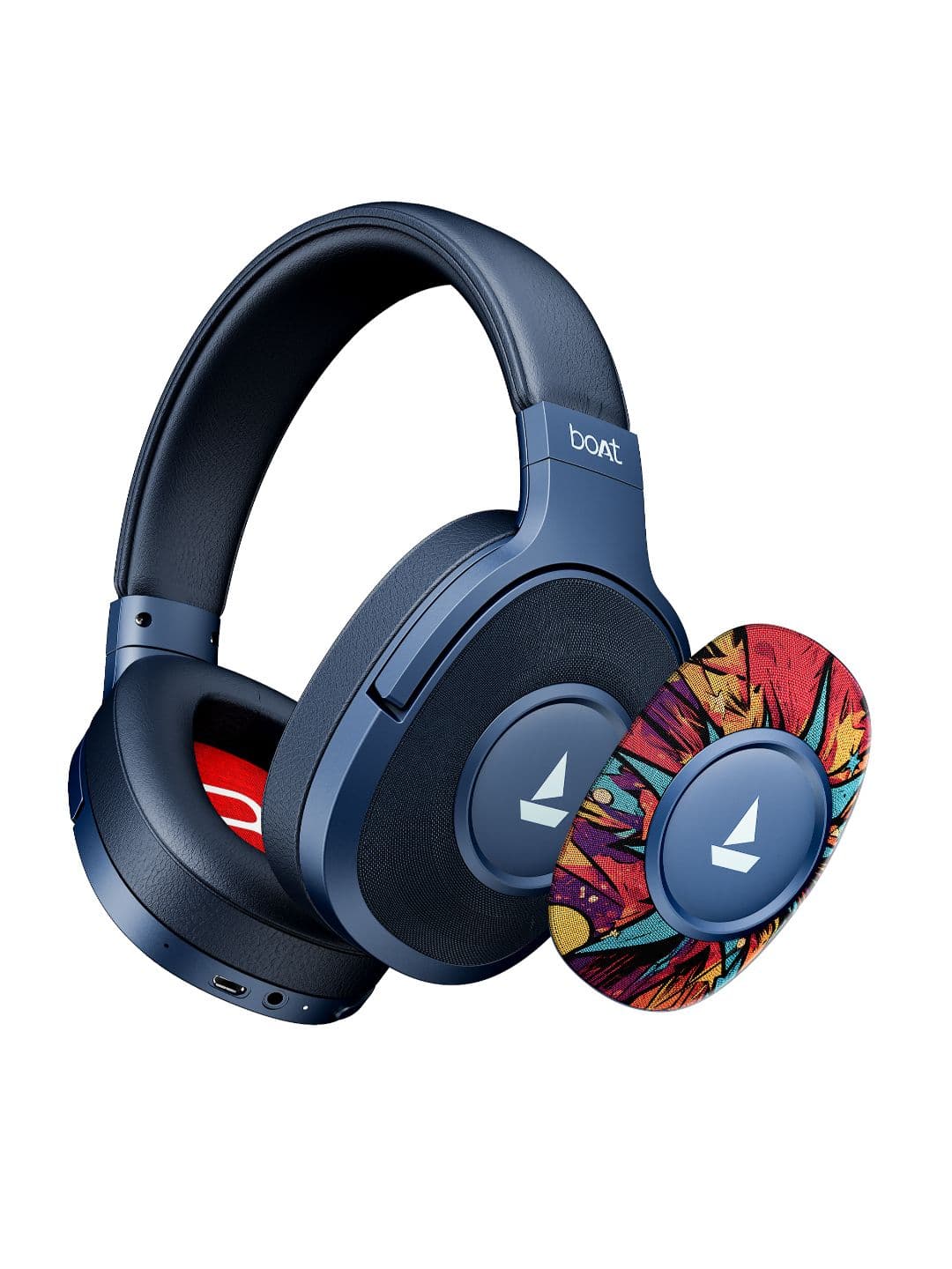 boAt Rockerz Plus 550 Up To 100 Hours Playback Over Ear Headphones - view 1