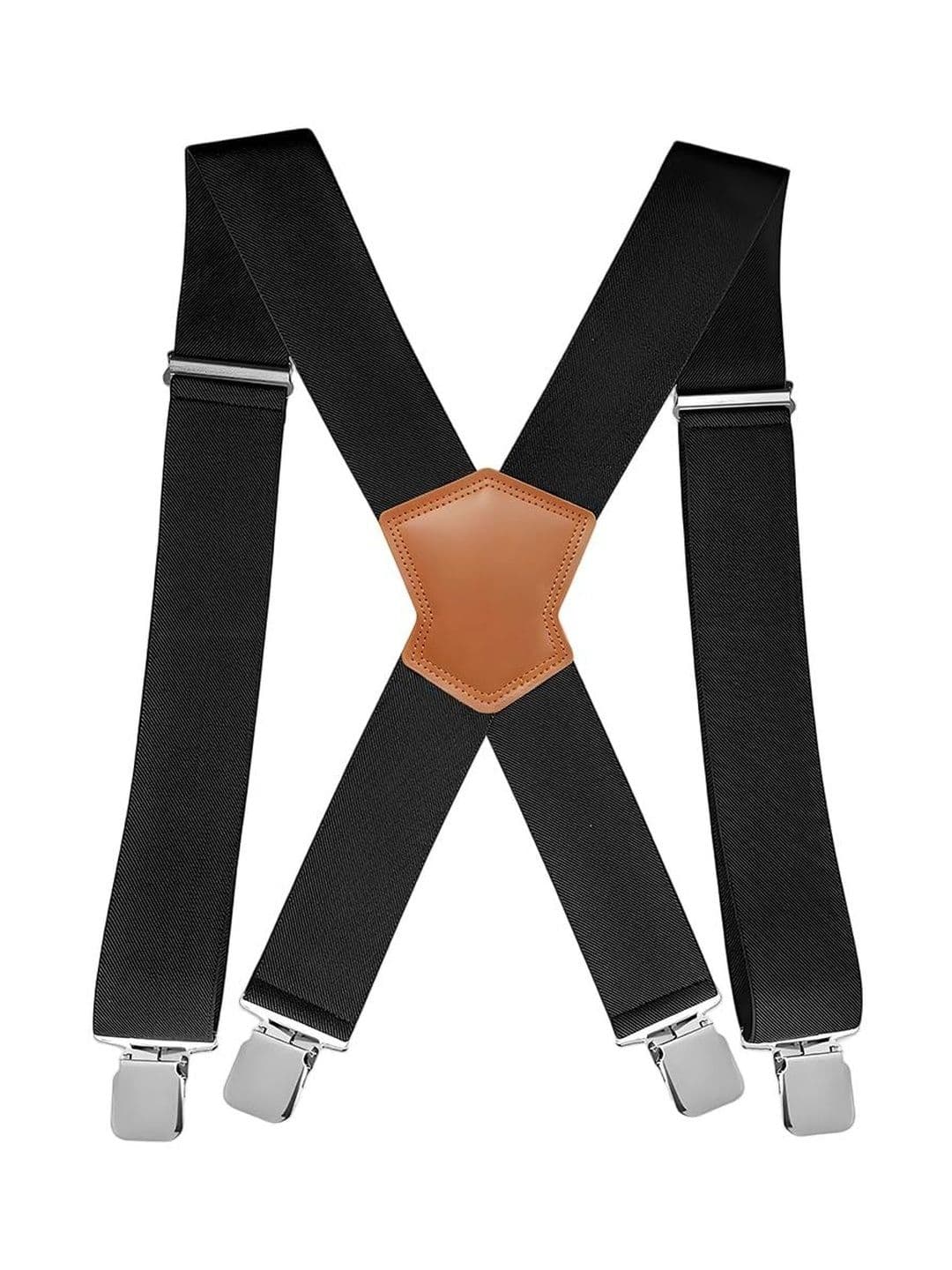 Gustave Men Leather Adjustable Suspenders - view 1