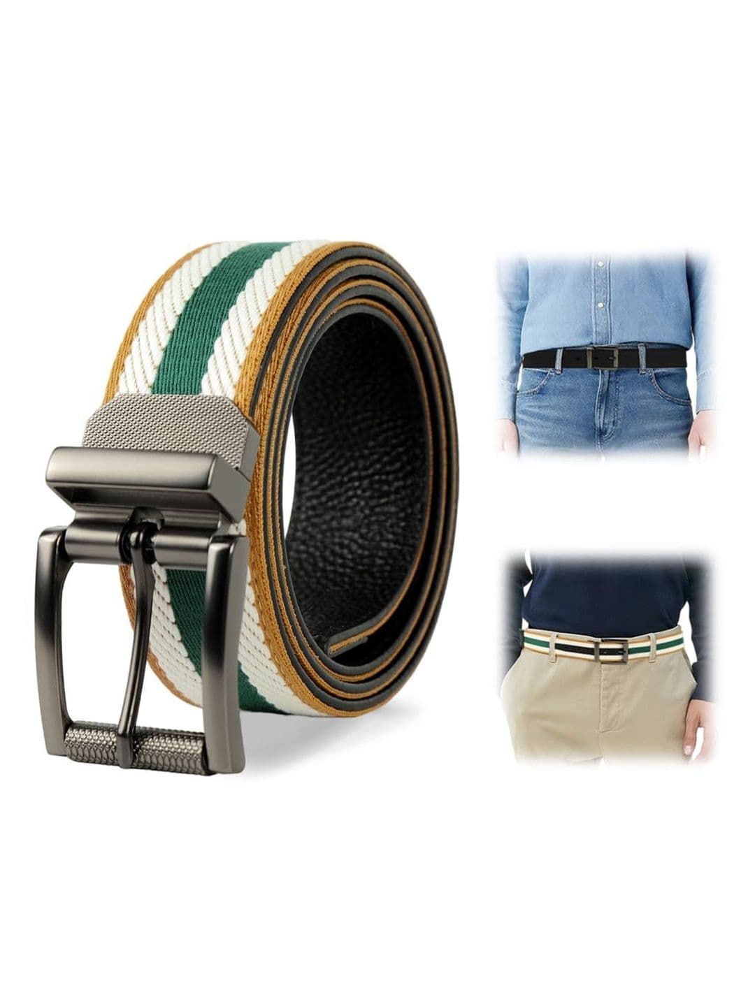 Gustave Men Reversible Belt - view 1