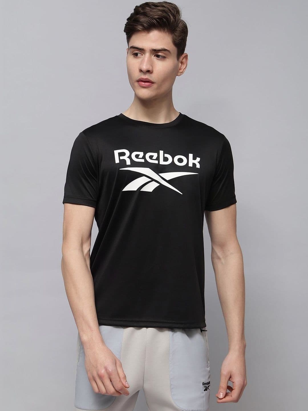 Reebok Printed Cotton Round Neck T-shirt - view 1