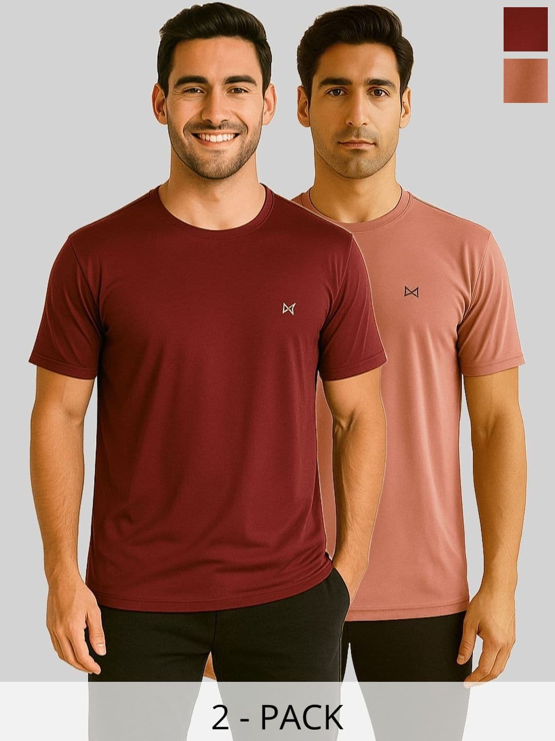Force NXT Men's Round Neck - Pack Of 2 Tshirts - view 1
