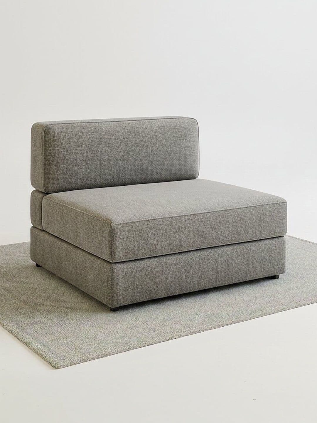 Pum Pum Grey Leatherette 2 Inflatable Sofa Cum Bed - view 1