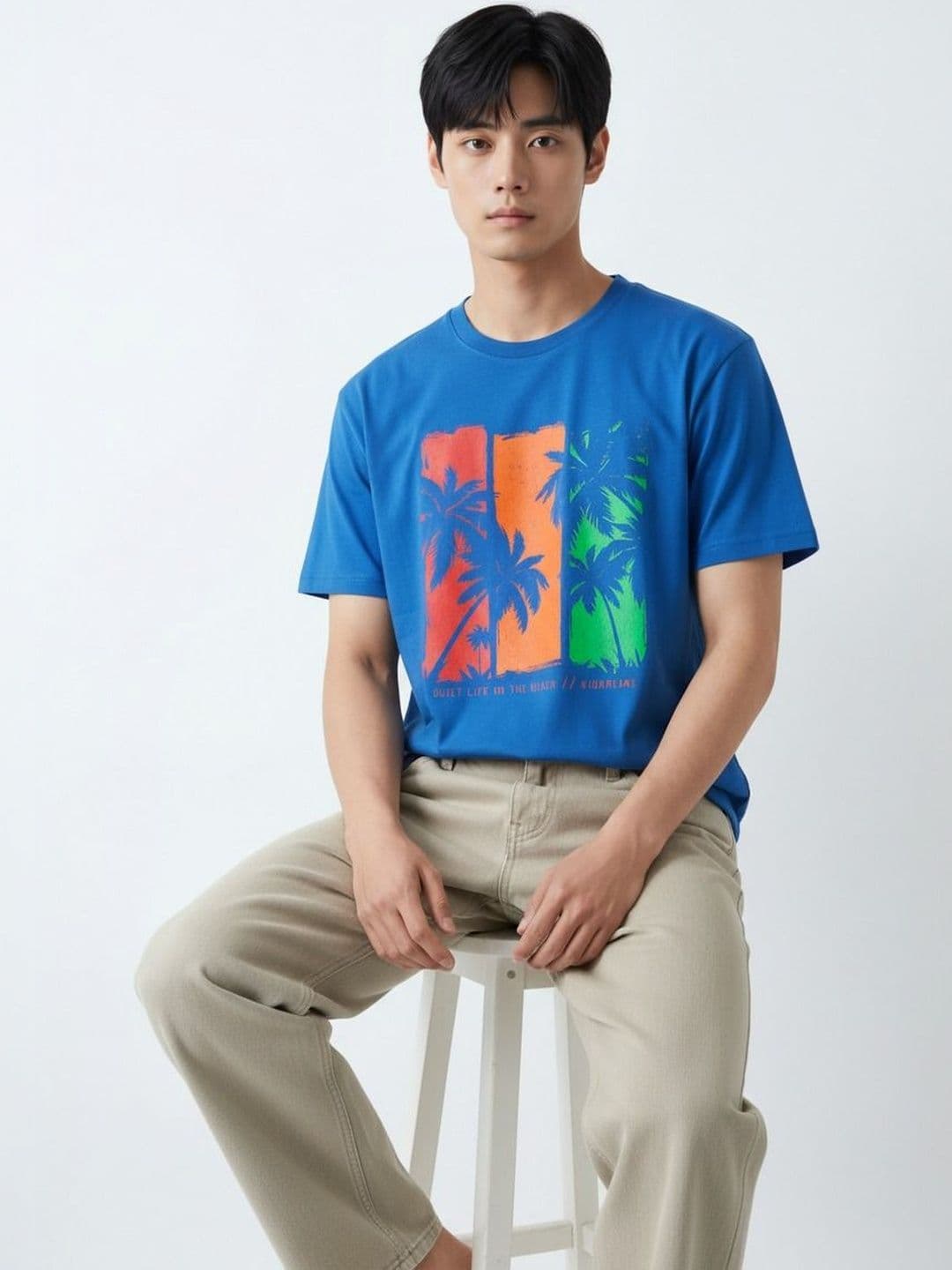 GIBBONTE Men Floral Printed T-shirt - view 1