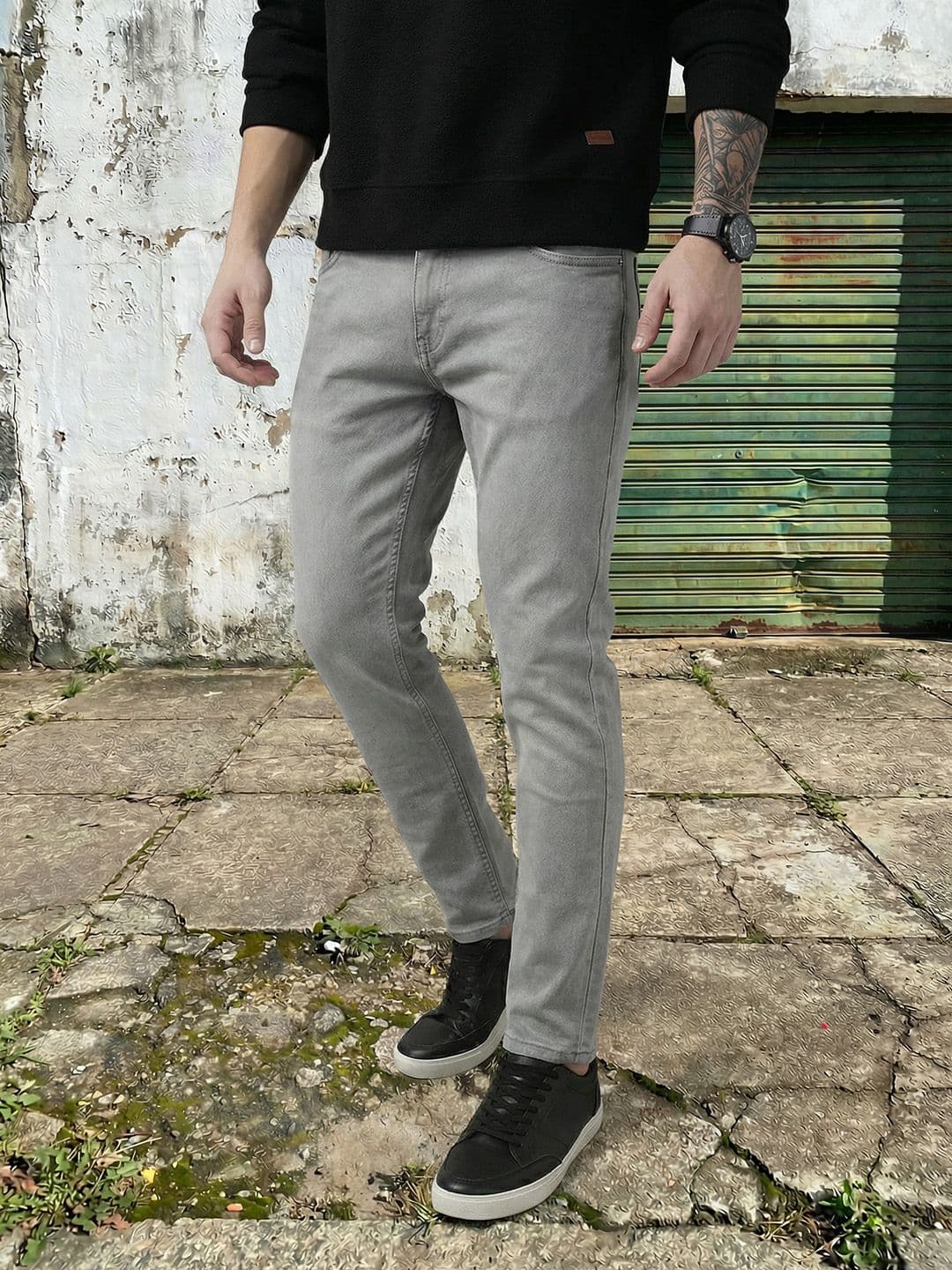 The Roadster Lifestyle Co. Men Slim Fit Light Fade Stretchable Jeans - view 1