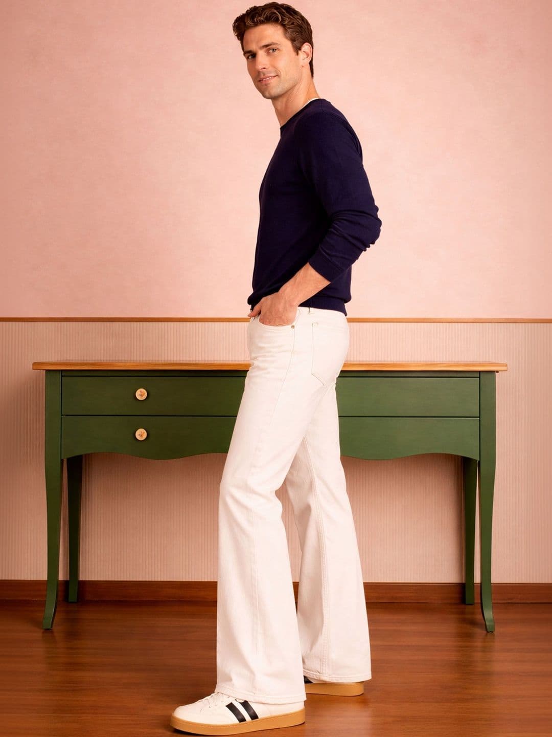 W.T.F - Witnessing True Fashion Men Comfort Bootcut Mid-Rise Jeans - view 1