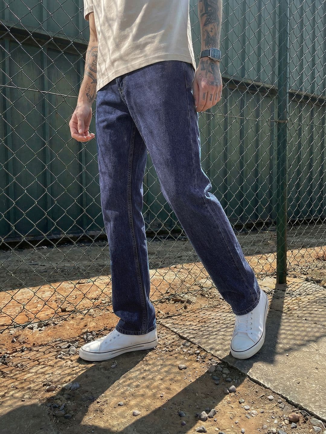 The Roadster Life Co. Men Bootcut Stretchable Jeans - view 1