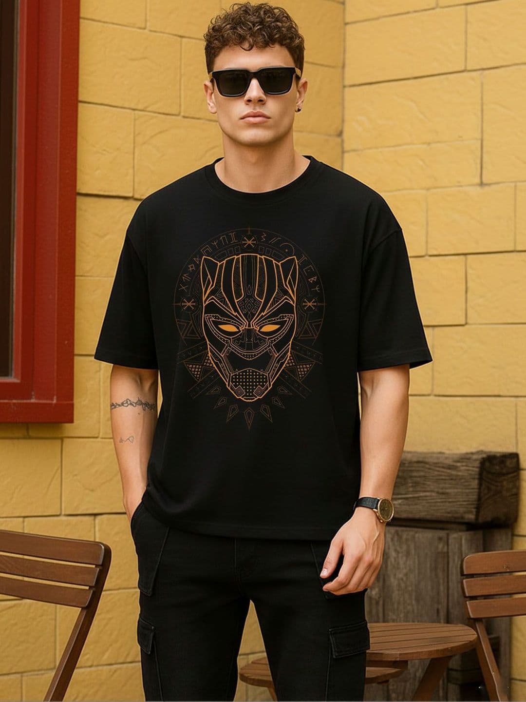 Kook N Keech Men Printed Pure Cotton Bio Finish T-shirt - view 1