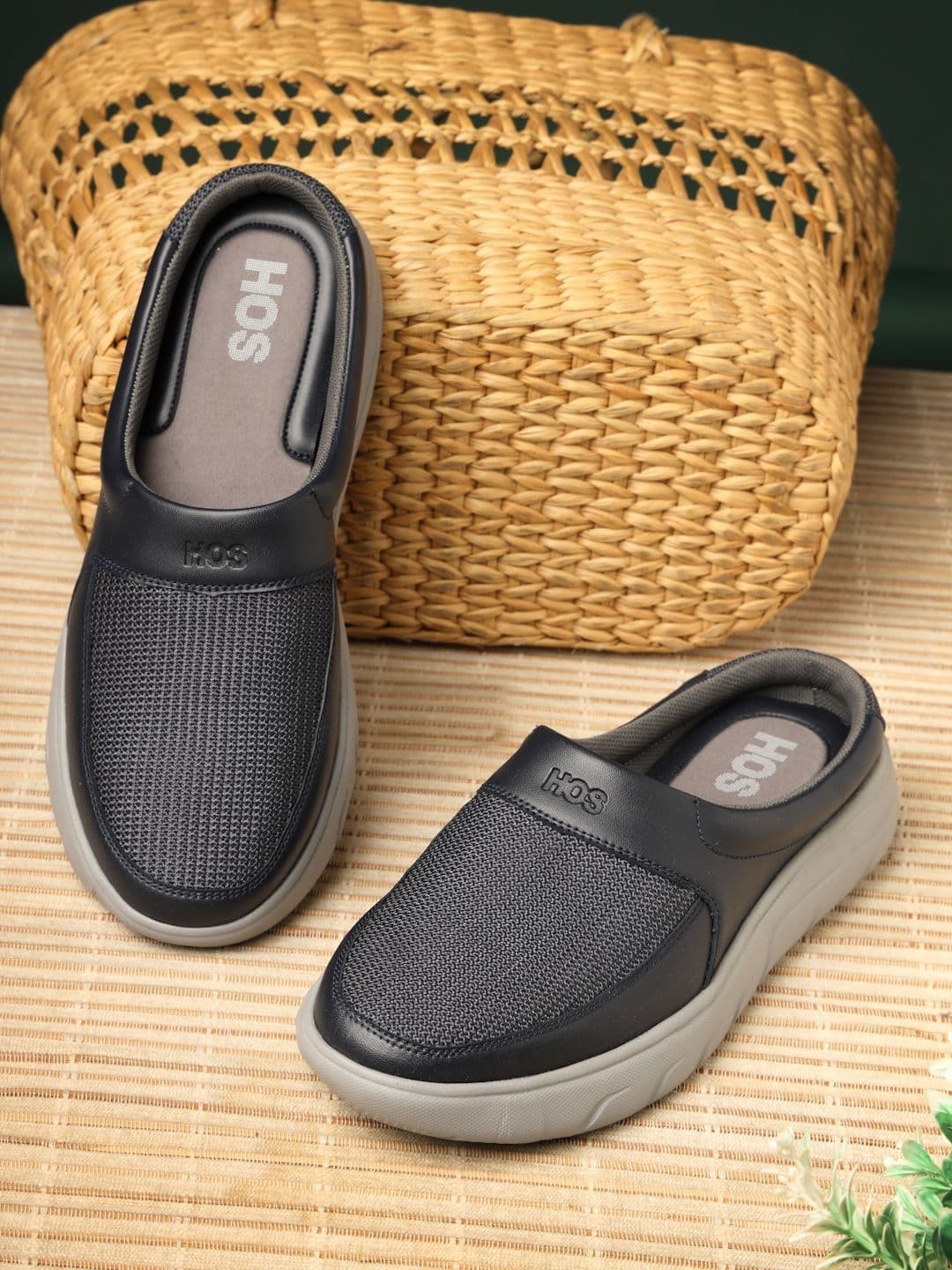 HOS Men COLE Slip-On Mules Casual Lightweight Comfortable Shoes - view 1