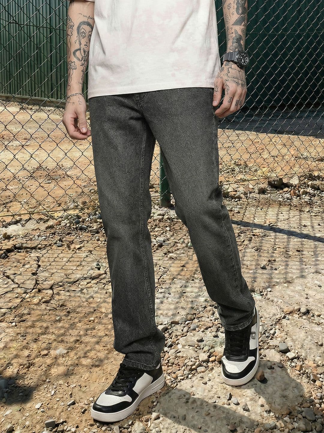 The Roadster Life Co. Men Slim Fit Light Fade Stretchable Jeans - view 1