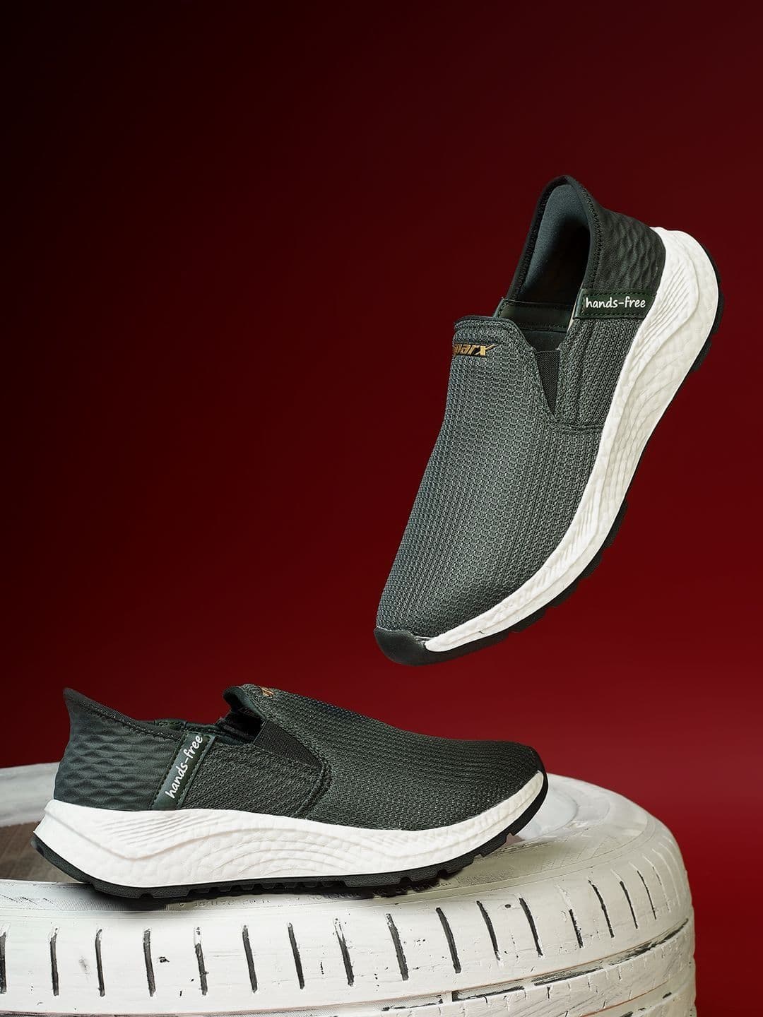 Sparx Men Mesh Training or Gym Non-Marking Shoes - view 1