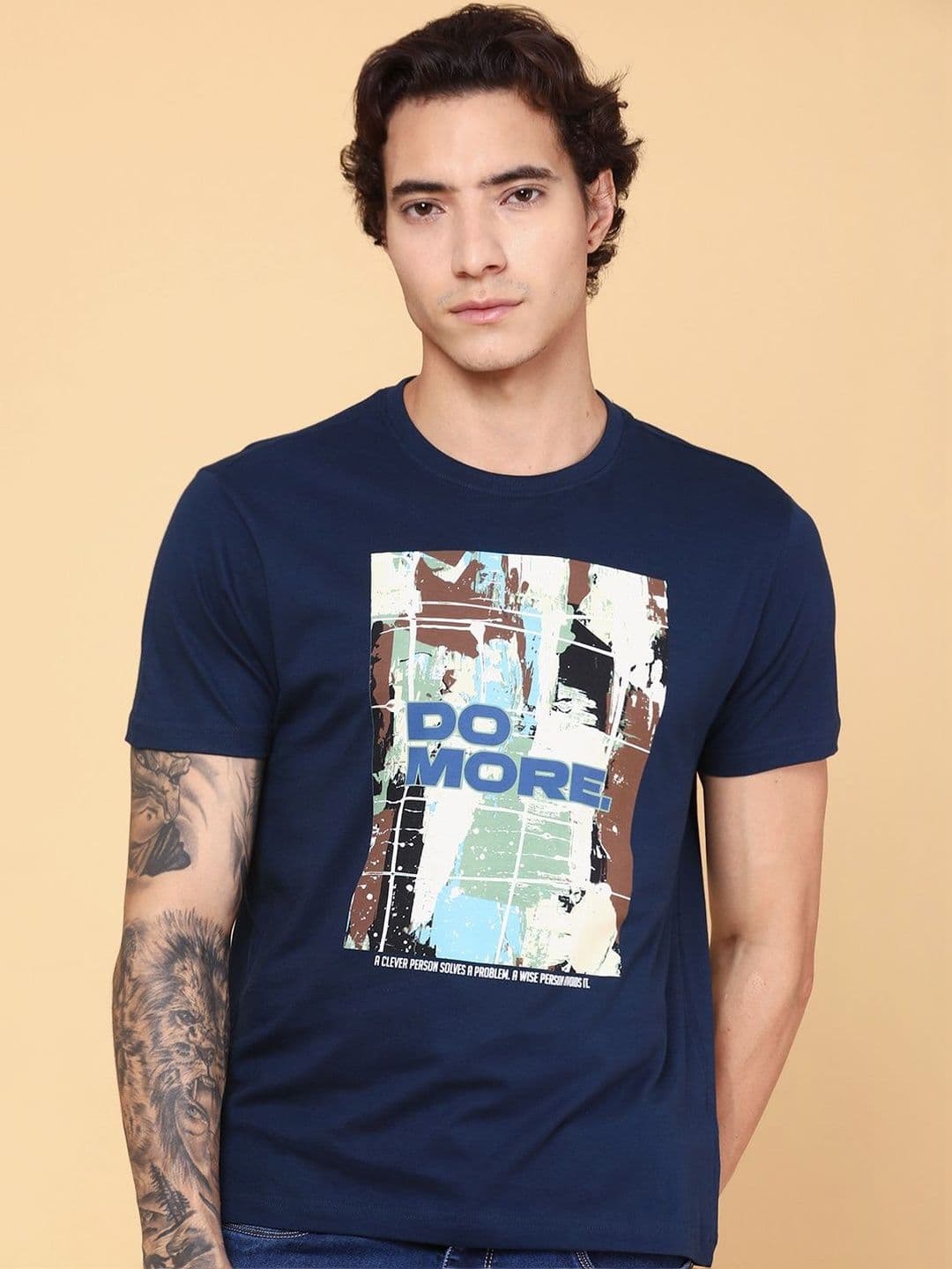 V-Mart Men Printed T-shirt - view 1