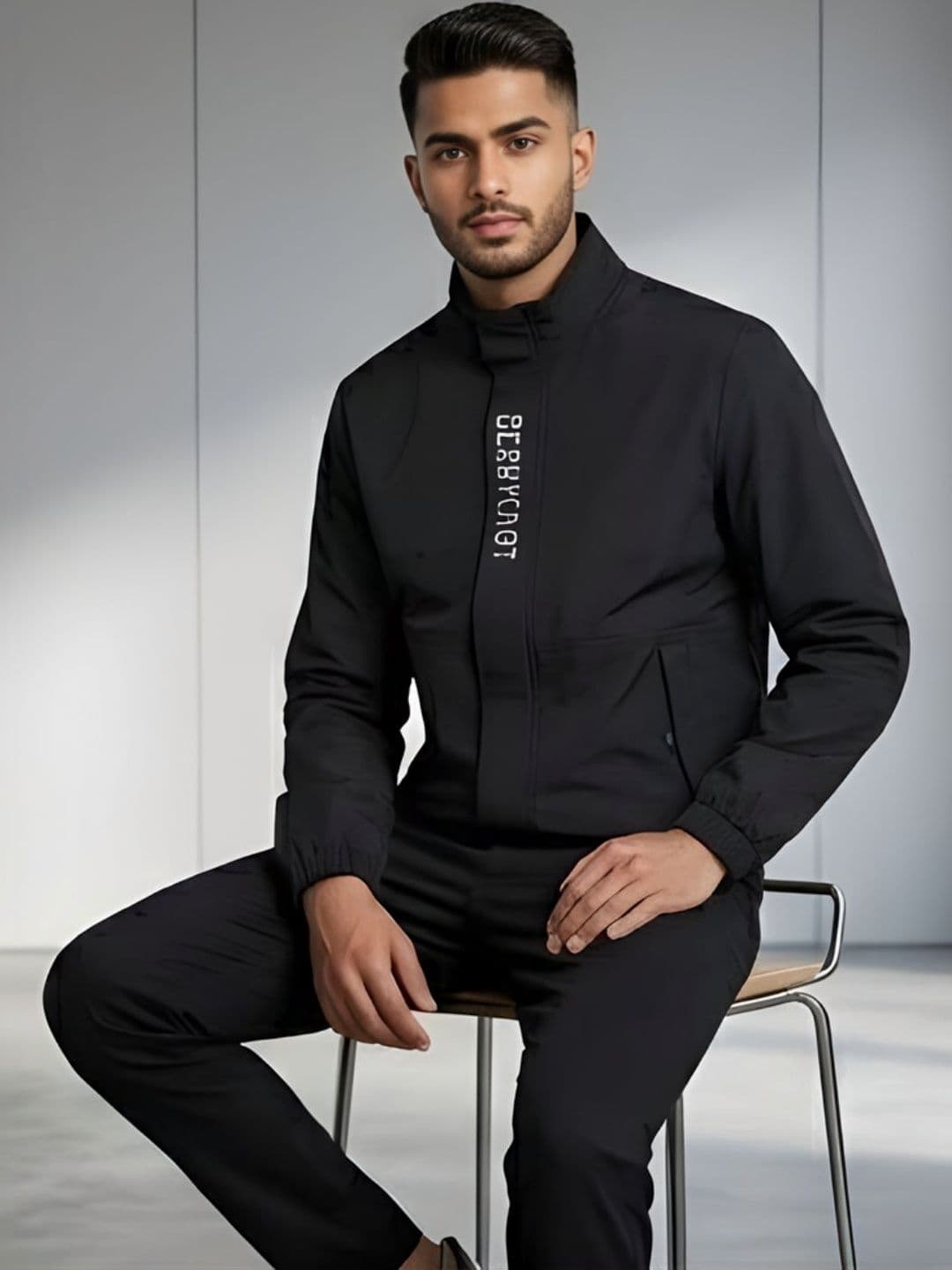 MIA FASHION Men Windcheater Biker Jacket - view 1