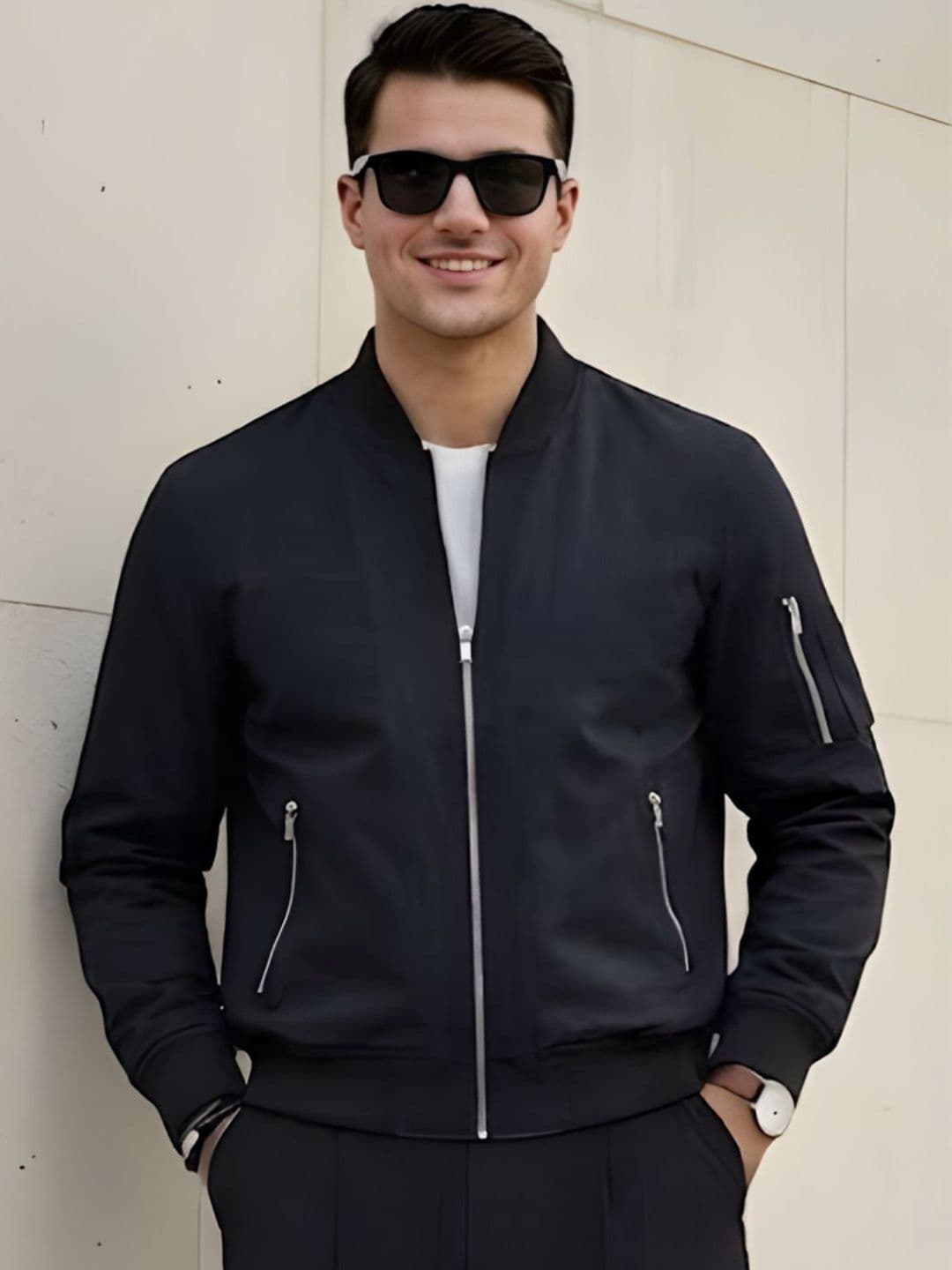 MIA FASHION Men Windcheater Outdoor Bomber Jacket - view 1