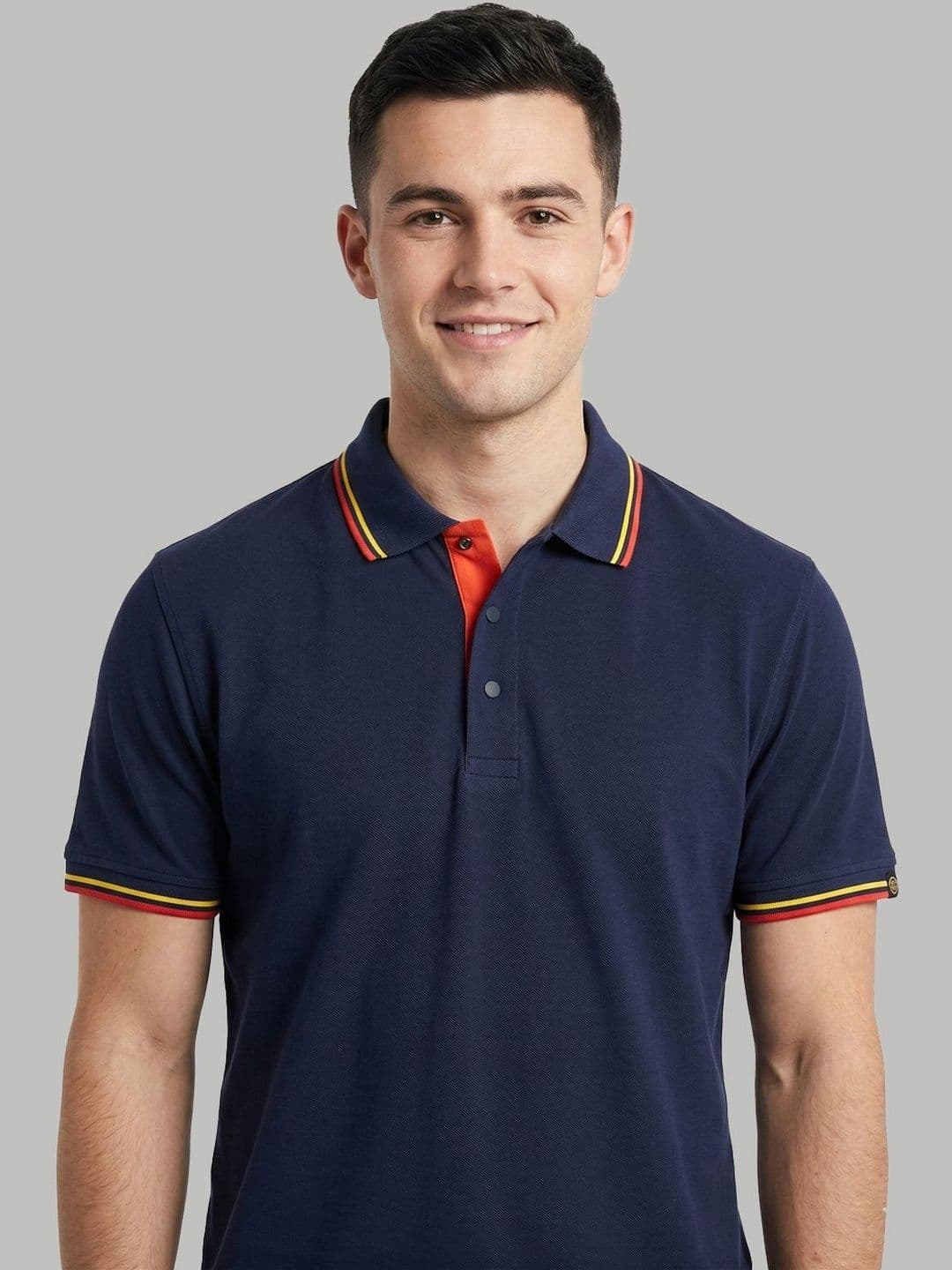 Greylongg Men Polo Collar Short Sleeves T-shirt - view 1