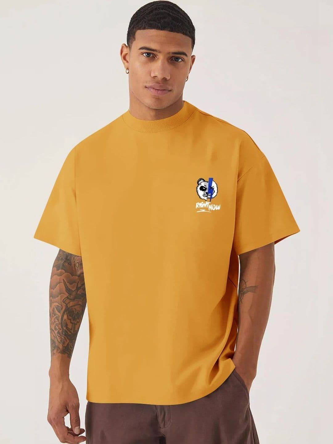 HOODLER Men Pure Cotton Blend T-shirt - view 1