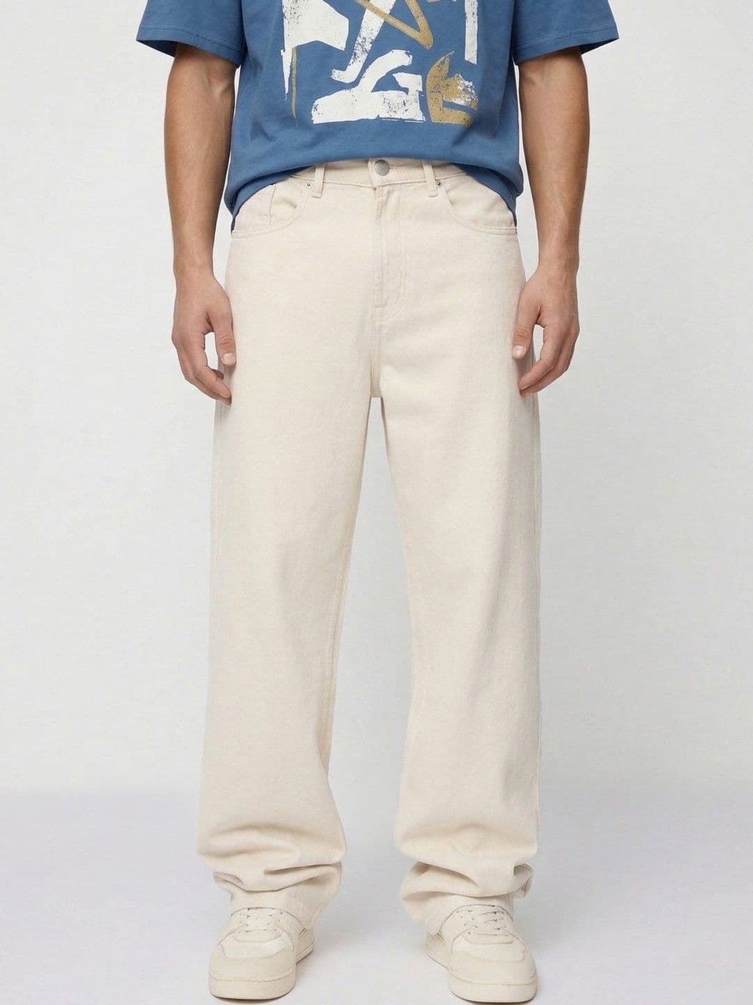 glitchez Men Relaxed Fit Mid-Rise Jeans - view 1