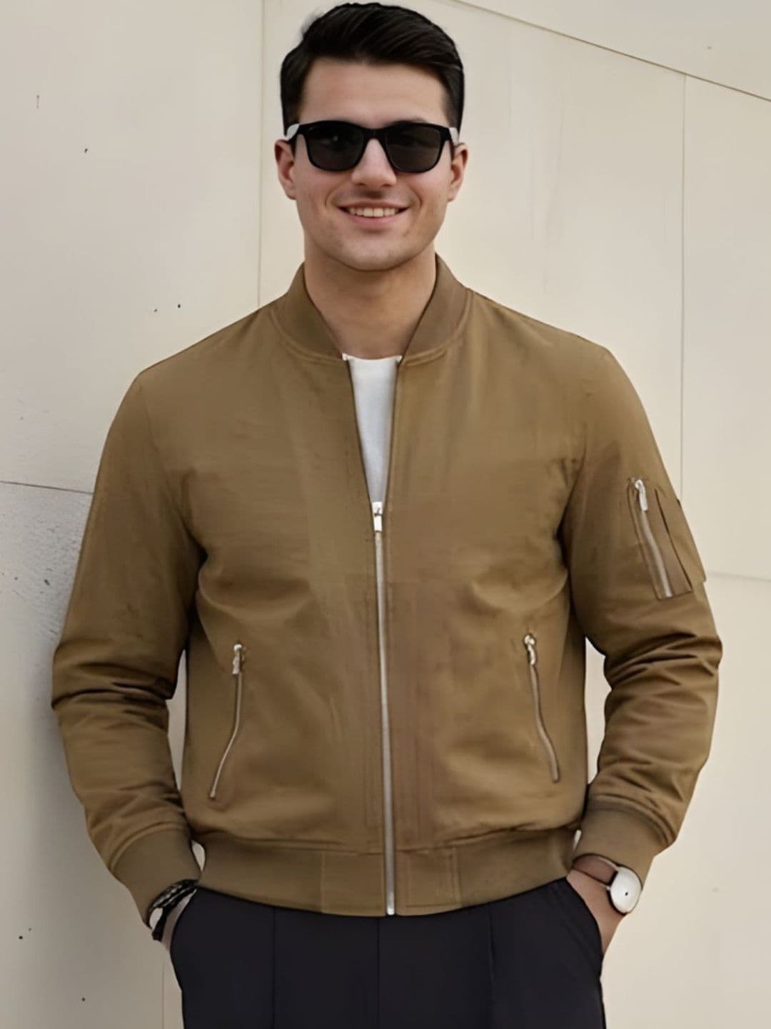 MIA FASHION Men Windcheater Outdoor Bomber Jacket - view 1