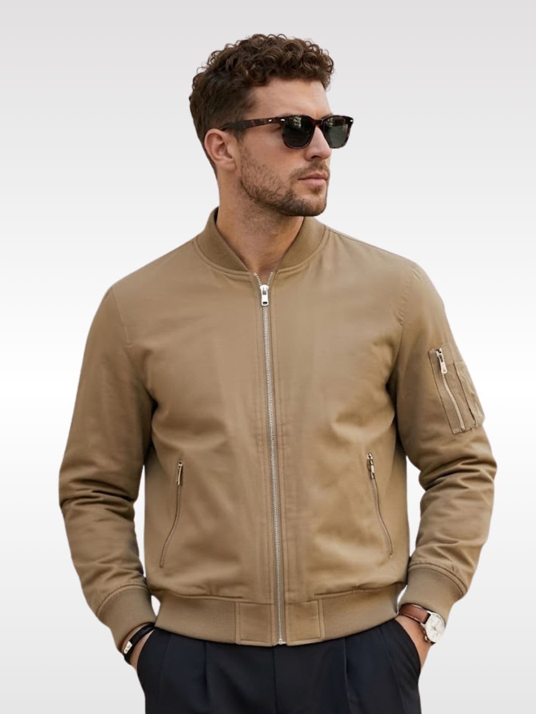 CARABA Men Windcheater Bomber Jacket - view 1
