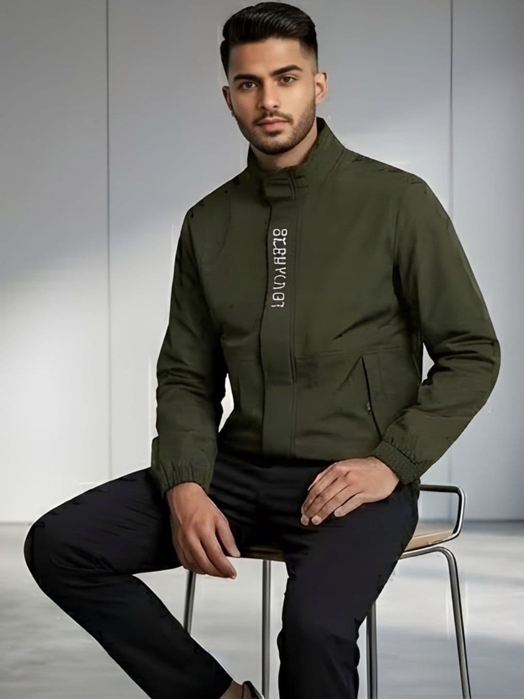MIA FASHION Men Windcheater Biker Jacket - view 1
