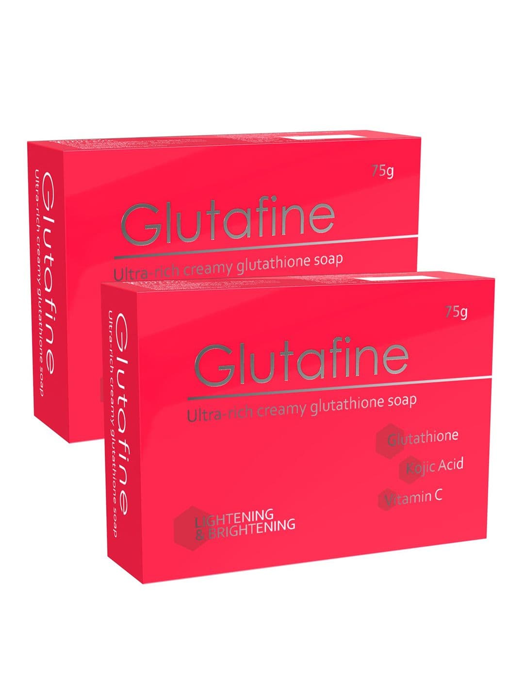 Glutafine Set Of 2 Ultra Rich Cream Glutathione Soap - 75 g Each - view 1