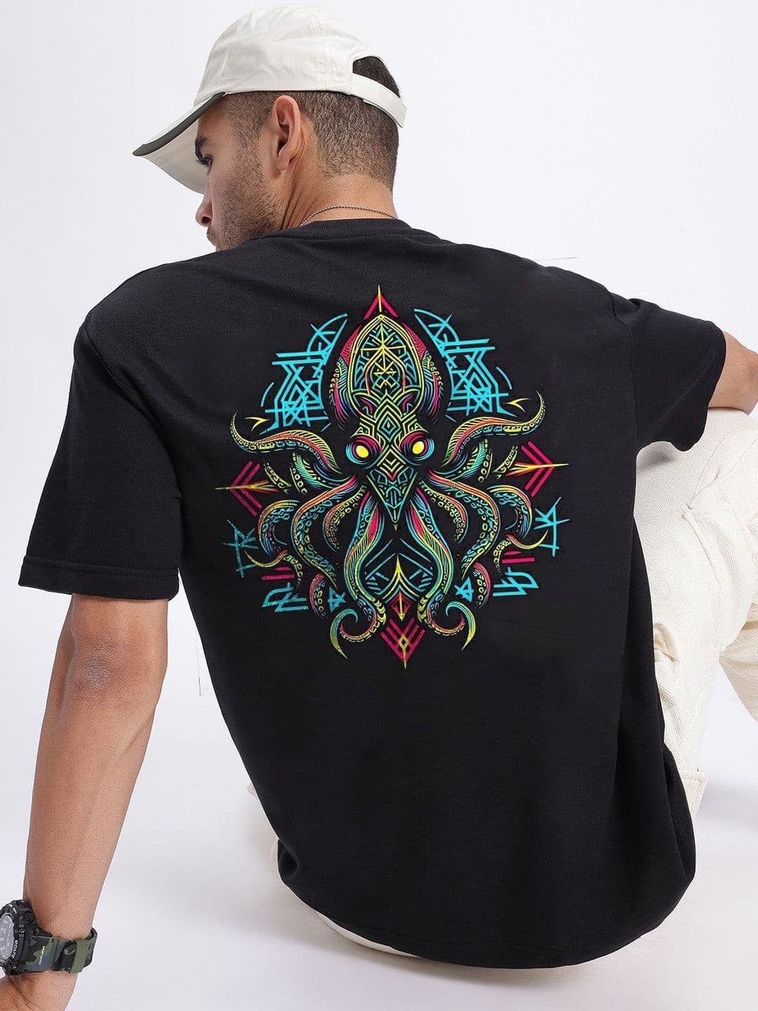 Kook N Keech Men Printed Pure Cotton Bio Finish T-shirt - view 1