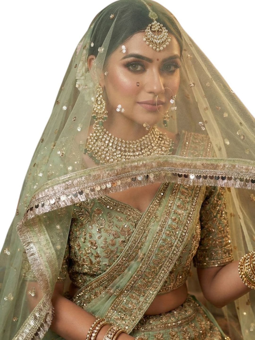 Navti Creations Embroidered Dupatta with Sequinned - view 1