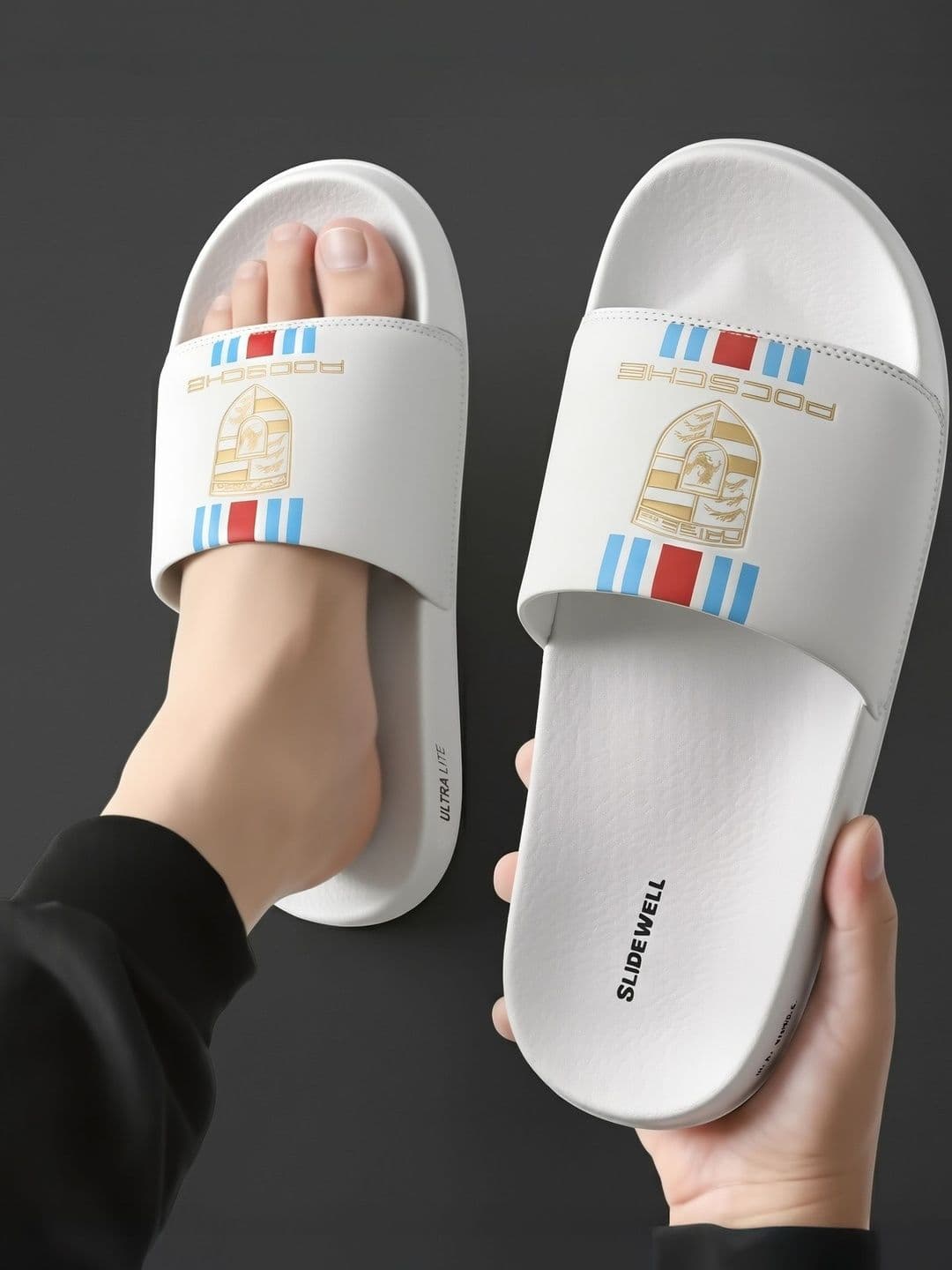 Slidewell Men Printed Flip Flops - view 1