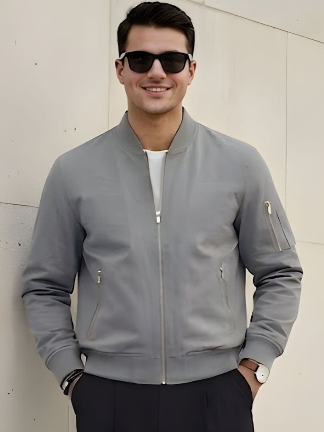 MIA FASHION Men Windcheater Outdoor Bomber Jacket - view 1