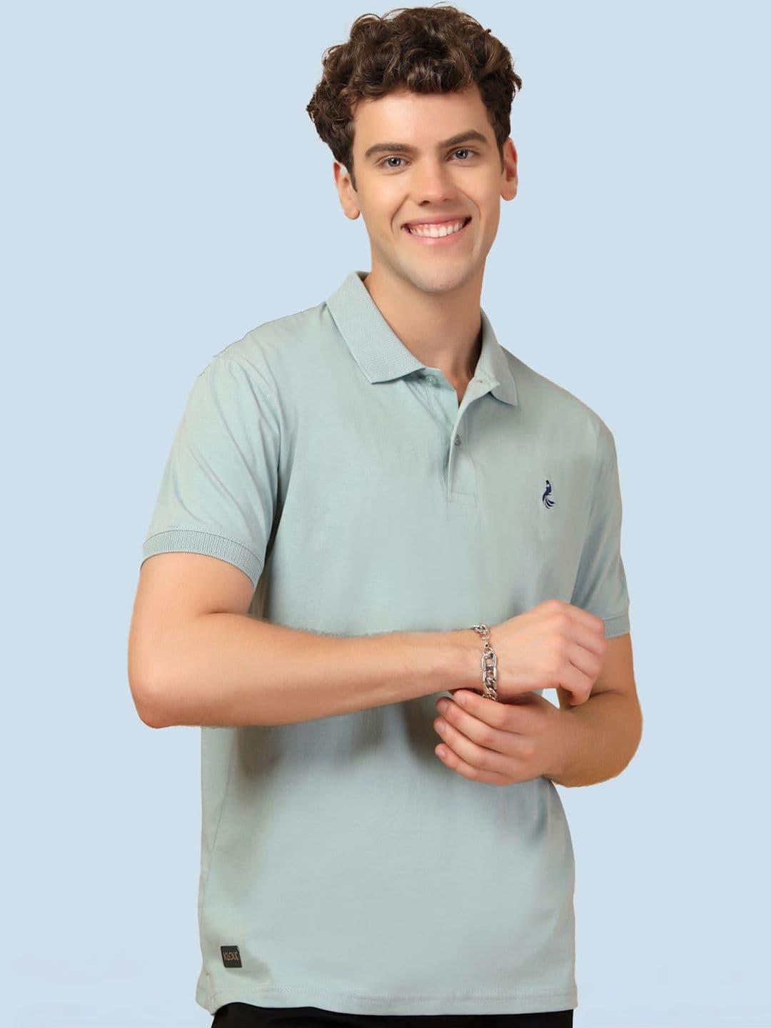 KLOUE Men Polo Collar T-shirt - view 1