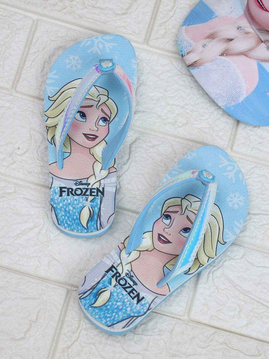 Kids Ville Girls Frozen Printed Thong Flip-Flops - view 1