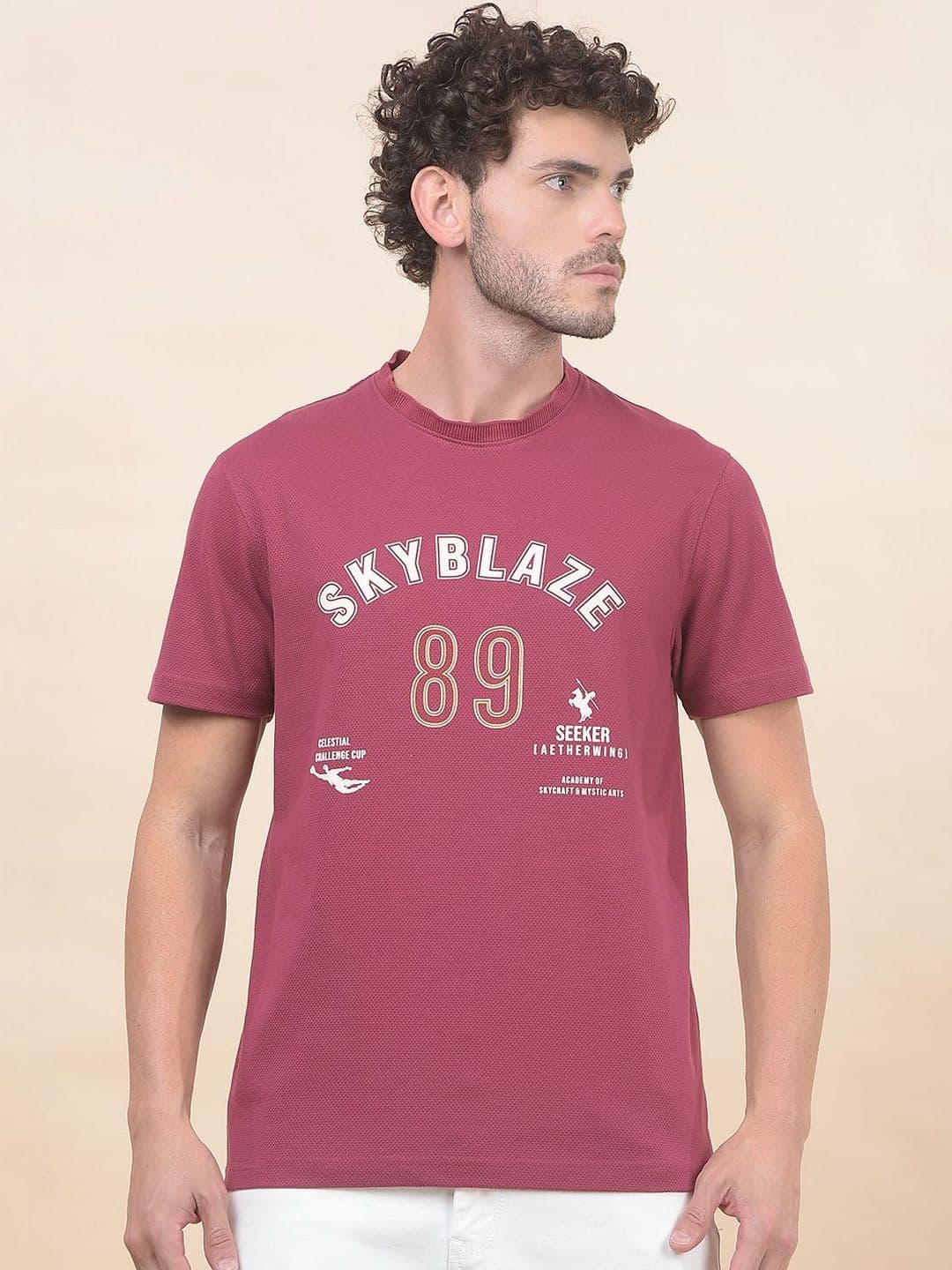 Cantabil Men Printed T-shirt - view 1