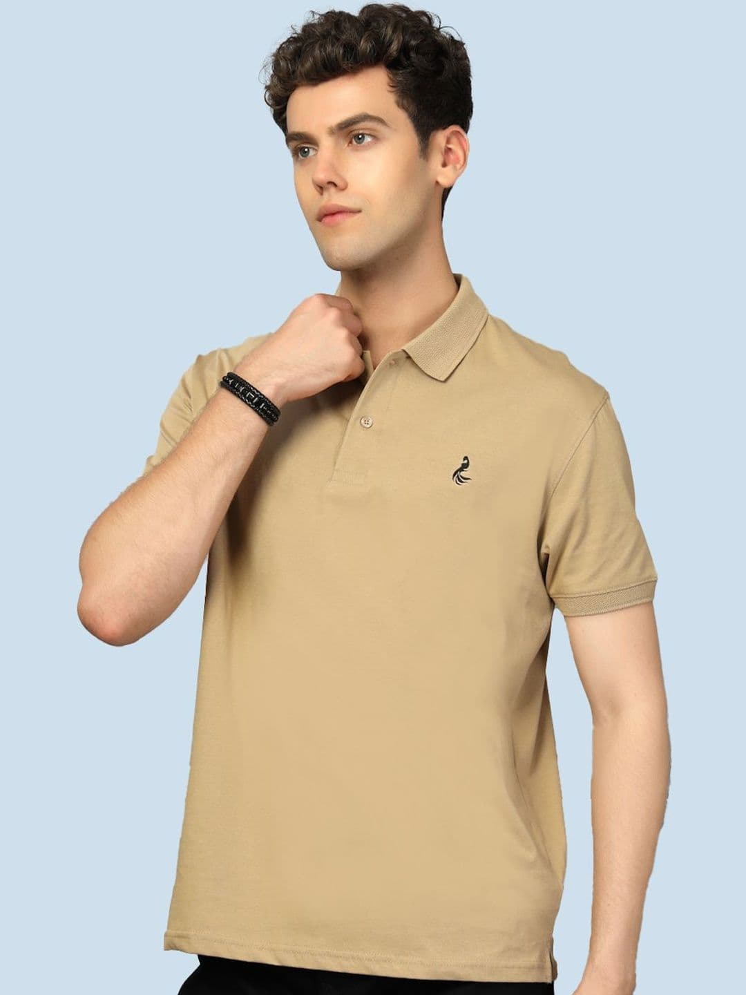 KLOUE Men Polo Collar T-shirt - view 1