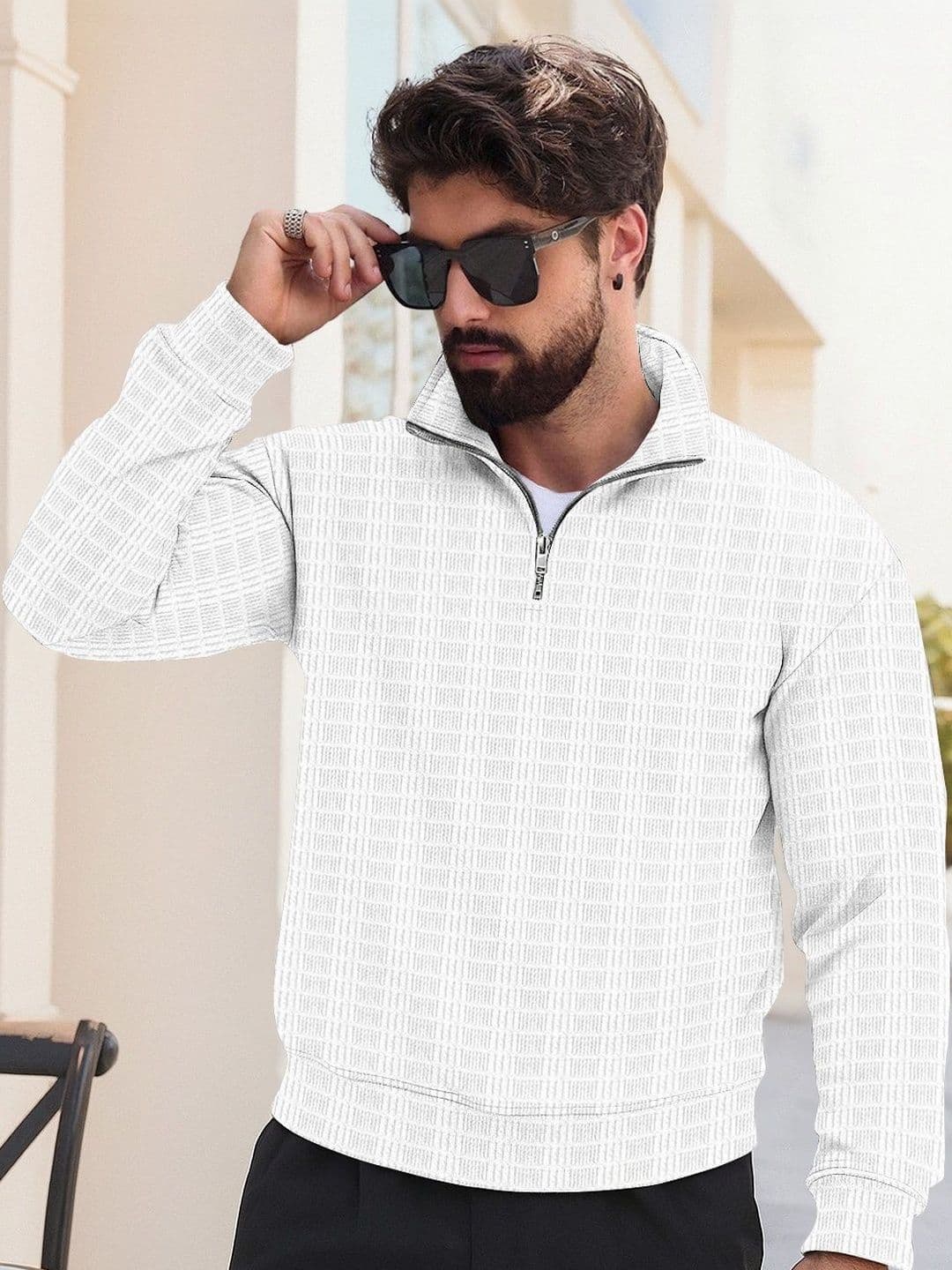 HAPPY KHAJANA Men Polo Collar T-shirt - view 1