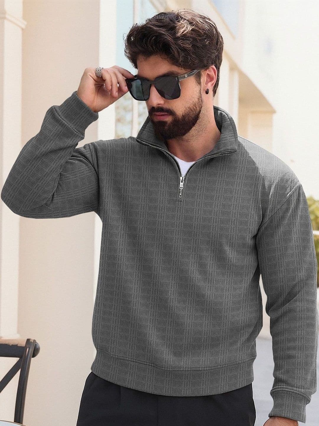 HAPPY KHAJANA Men Polo Collar T-shirt - view 1