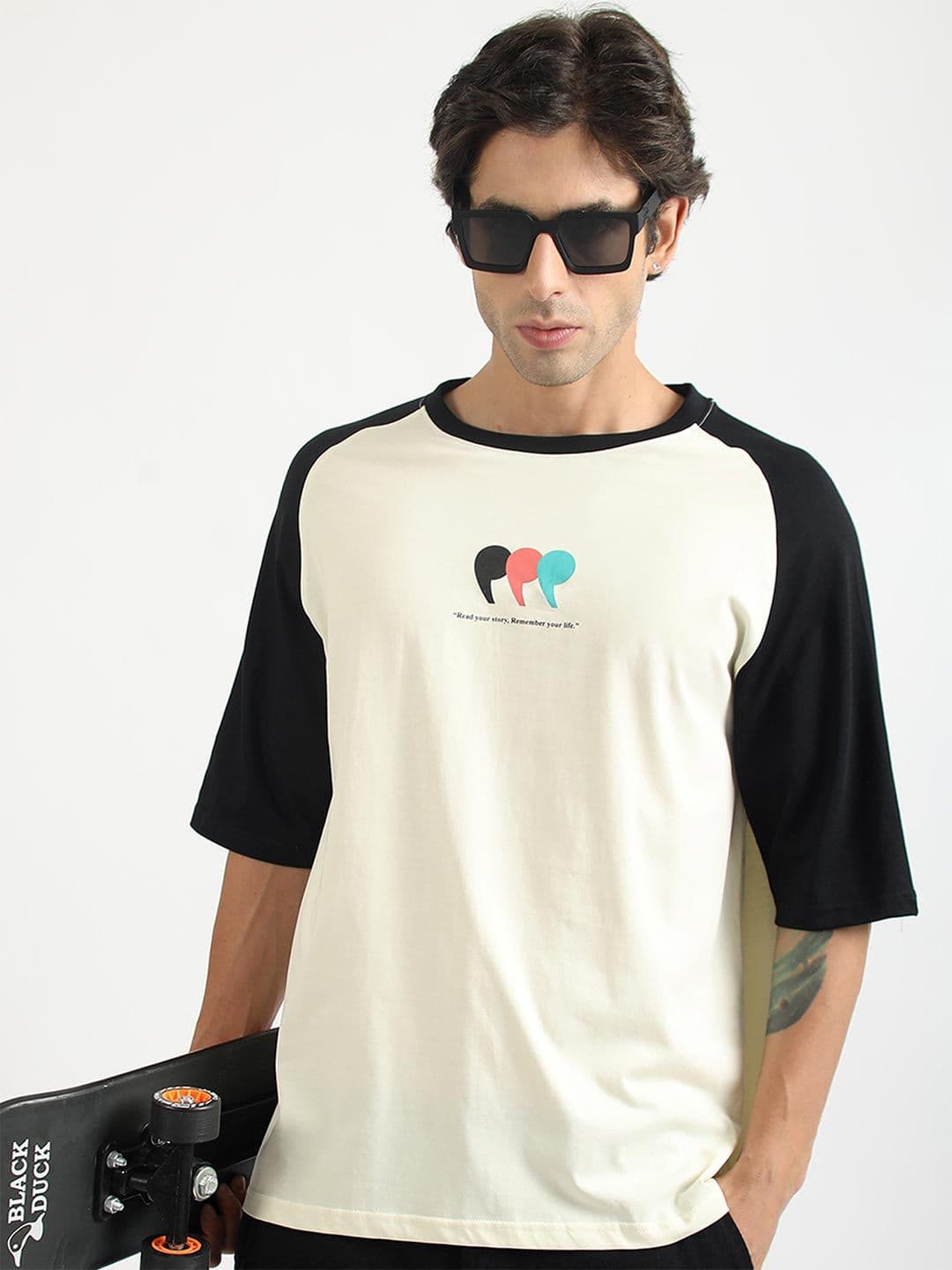 Maniac Men Colourblocked T-shirt - view 1