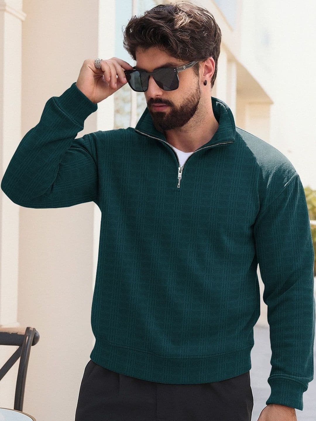 HAPPY KHAJANA Men Polo Collar T-shirt - view 1