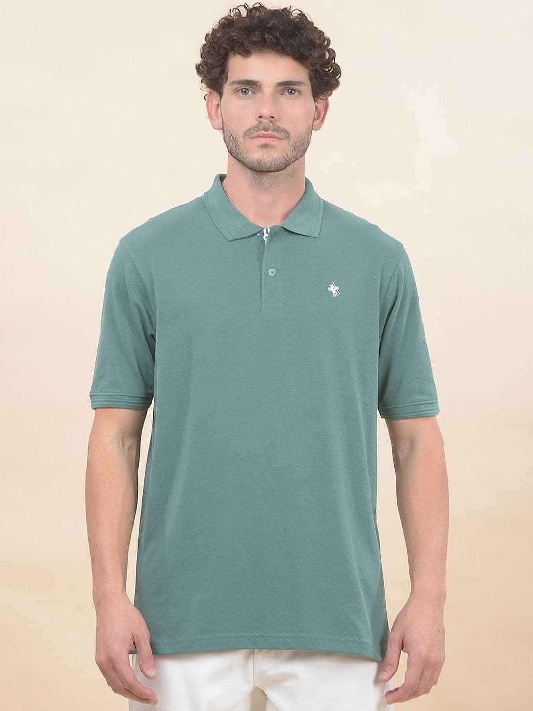 Cantabil Men Polo Collar T-shirt - view 1
