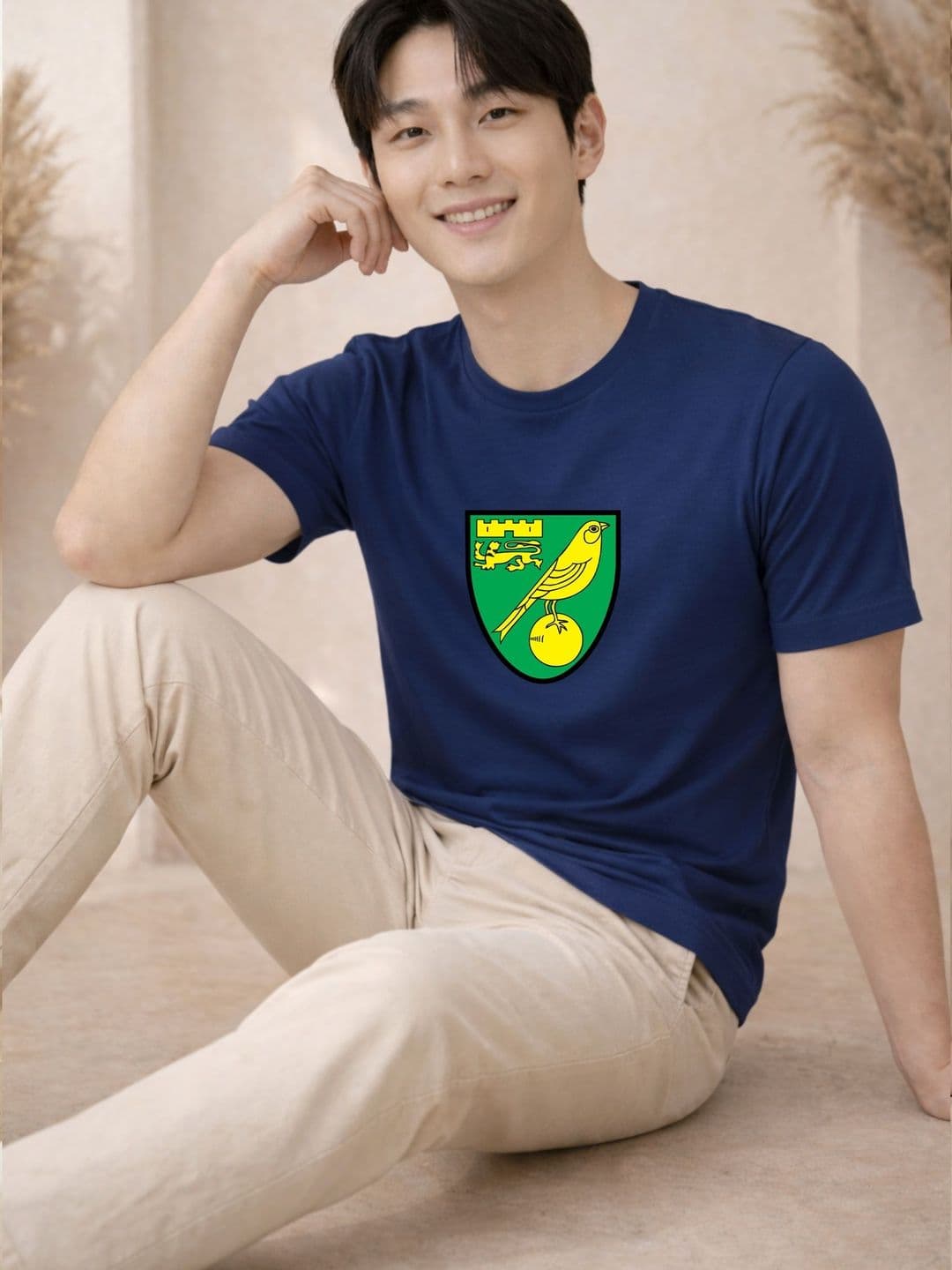 HERE&NOW Men Graphic Printed Round Neck Regular Fit Cotton T-shirt - view 1