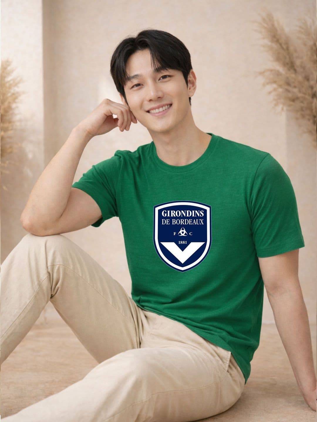 HERE&NOW Men Graphic Printed Round Neck Regular Fit Cotton T-shirt - view 1