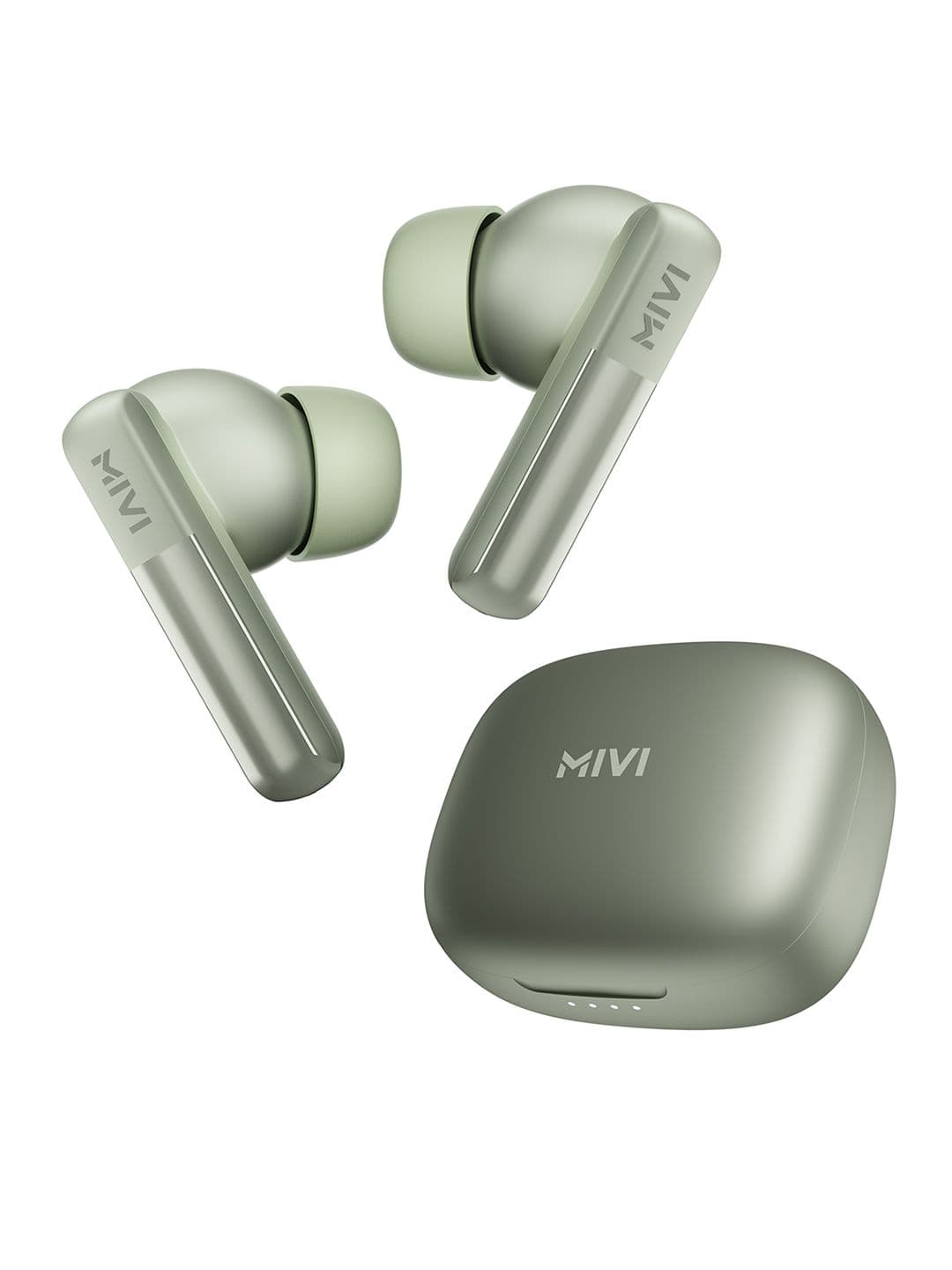 mivi DuoPods Echo TWS Earbuds - Sage Green - view 1