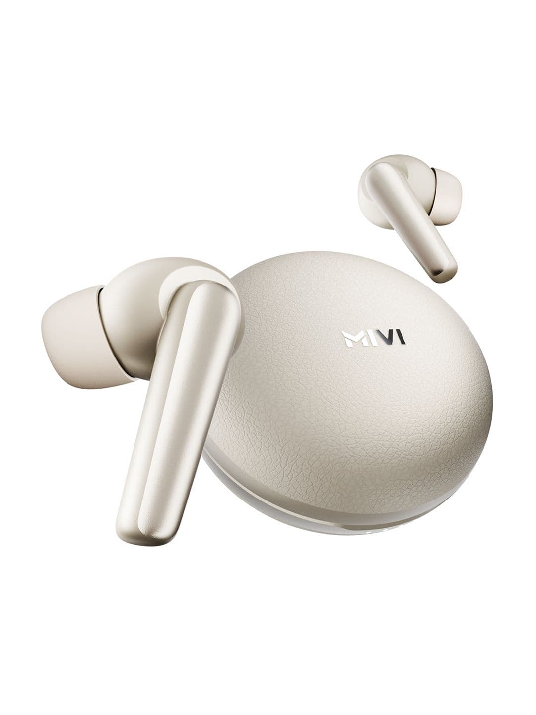 mivi DuoPods Aura TWS Earbuds - Canvas White - view 1