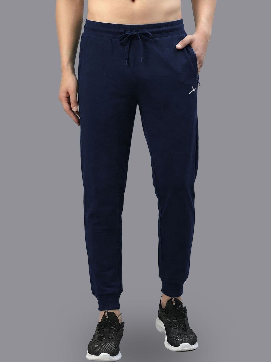 Amul Comfy Men Solid Mid Rise Joggers - view 1