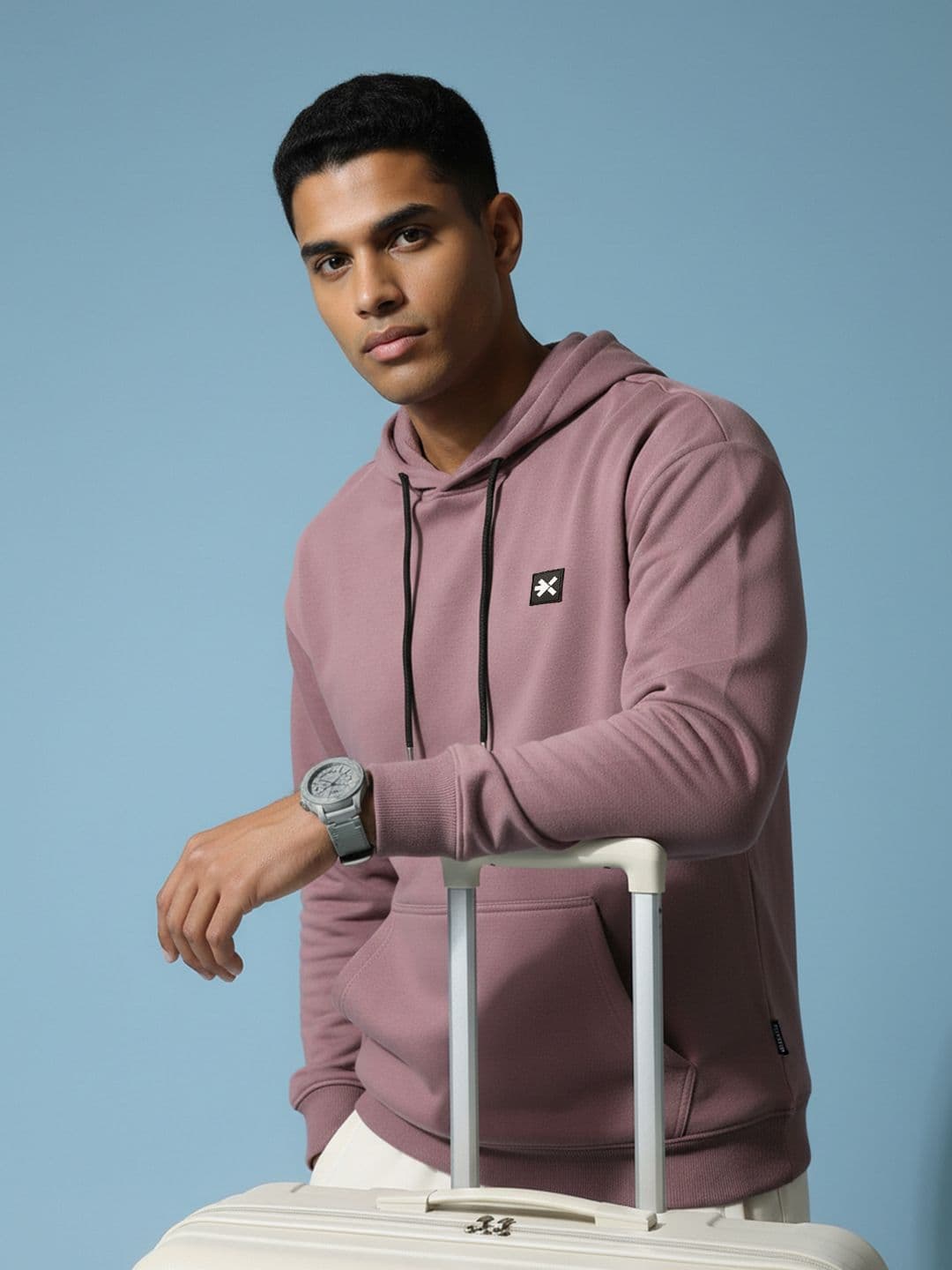HRX by Hrithik Roshan Hooded Pure Cotton Sweatshirt - view 1