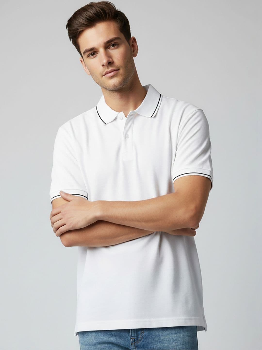 SZN Men Polo Collar T-shirt - view 1