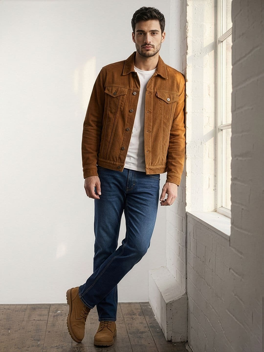 Roadster Men Straight Fit Light Fade Stretchable Jeans - view 1