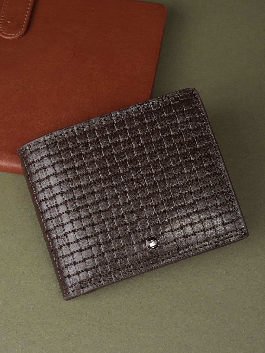 Louis Philippe Men Textured Leather Wallets - view 1
